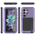 Galaxy S24 Ultra Metal Case, Heavy Duty Military Grade Armor Cover [shock proof] Full Body Hard [Purple]