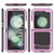 Galaxy Z Flip5 Metal Case, Heavy Duty Military Grade Armor Cover Full Body Hard [Pink]