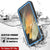 Galaxy S21 Ultra Water/Shock/Snow/dirt proof [Extreme Series] Slim Case [Light Blue] (Color in image: Black)
