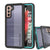 Galaxy S21 Water/Shock/Snowproof [Extreme Series]  Screen Protector Case [Teal] (Color in image: Teal)