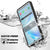 Galaxy Note 10 Case, Punkcase [Extreme Series] Armor Cover W/ Built In Screen Protector [White] (Color in image: Black)