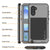 Galaxy Note 10  Case, PUNKcase Metallic Silver Shockproof  Slim Metal Armor Case [Silver] (Color in image: gold)