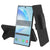 PunkCase Galaxy Note 20 Case with Screen Protector, Holster Belt Clip & Built-in Kickstand [Black] 