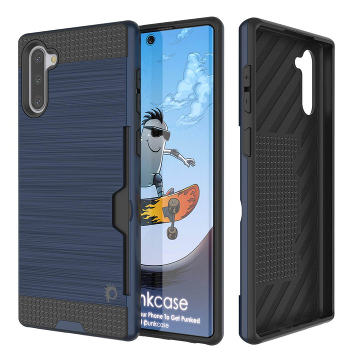 Galaxy Note 10+ Plus Case, PUNKcase [SLOT Series] Slim Fit  Samsung Note 10+ Plus [Navy] (Color in image: Navy)