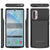 Galaxy Note 10+ Plus 6000mAH Battery Charger W/ USB Port Slim Case [Black] 