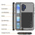 Galaxy Note 10+ Plus  Case, PUNKcase Metallic Silver Shockproof  Slim Metal Armor Case [Silver] (Color in image: gold)