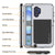 Galaxy Note 10+ Plus  Case, PUNKcase Metallic White Shockproof  Slim Metal Armor Case [White] (Color in image: silver)