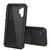 Galaxy Note 10+ Plus Case, PUNKcase Metallic Black Shockproof  Slim Metal Armor Case [Black] 