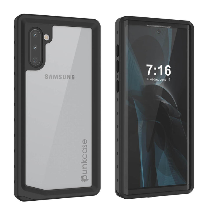 Galaxy Note 10 Waterproof Case, Punkcase Studstar Clear Thin Armor Cover (Color in image: clear)