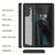 Galaxy Note 10 Waterproof Case, Punkcase Studstar Clear Thin Armor Cover (Color in image: white)