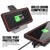 Galaxy Note 10 Waterproof Case, Punkcase Studstar Red Series Thin Armor Cover (Color in image: black)