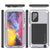 Galaxy Note 20  Case, PUNKcase Metallic White Shockproof  Slim Metal Armor Case [White] (Color in image: gold)