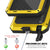Galaxy Note 20  Case, PUNKcase Metallic Neon Shockproof  Slim Metal Armor Case [Neon] 