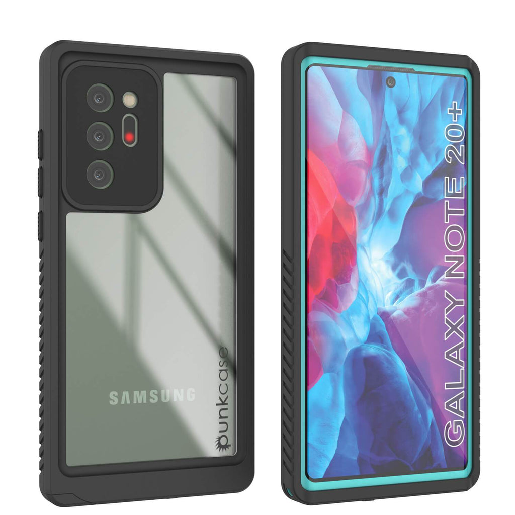 Galaxy Note 20 Ultra Case, Punkcase [Extreme Series] Armor Cover W/ Built In Screen Protector [Teal] (Color in image: Teal)