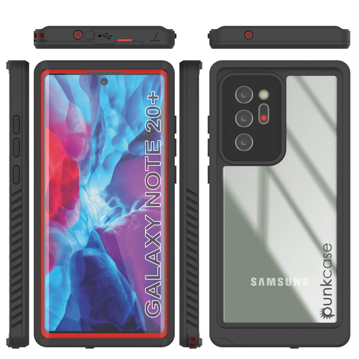 Galaxy Note 20 Ultra Case, Punkcase [Extreme Series] Armor Cover W/ Built In Screen Protector [Red] (Color in image: Teal)