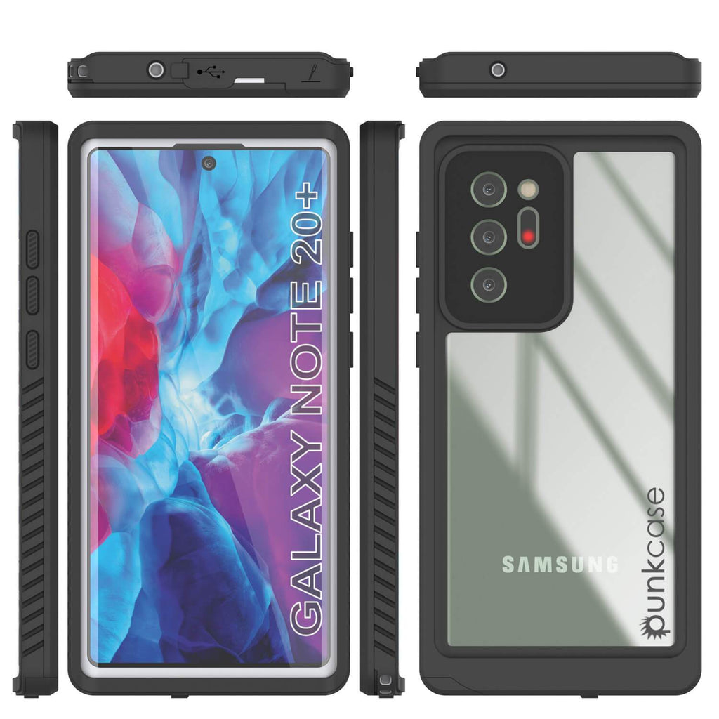 Galaxy Note 20 Ultra Case, Punkcase [Extreme Series] Armor Cover W/ Built In Screen Protector [White] (Color in image: teal)