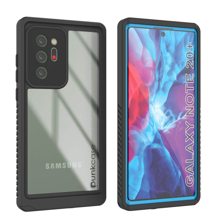 Galaxy Note 20 Ultra Case, Punkcase [Extreme Series] Armor Cover W/ Built In Screen Protector [Light Blue] (Color in image: Light Blue)