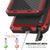Galaxy Note 20 Ultra  Case, PUNKcase Metallic Red Shockproof  Slim Metal Armor Case [Red] 