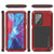 Galaxy Note 20 Ultra  Case, PUNKcase Metallic Red Shockproof  Slim Metal Armor Case [Red] (Color in image: gold)