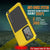 Galaxy Note 20 Ultra  Case, PUNKcase Metallic Neon Shockproof  Slim Metal Armor Case [Neon] (Color in image: silver)