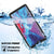 Galaxy Note 20 Ultra Waterproof Case, Punkcase Studstar Clear Thin Armor Cover (Color in image: black)