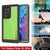 Galaxy Note 20 Ultra Waterproof Case, Punkcase Studstar Light Green Thin Armor Cover (Color in image: light blue)