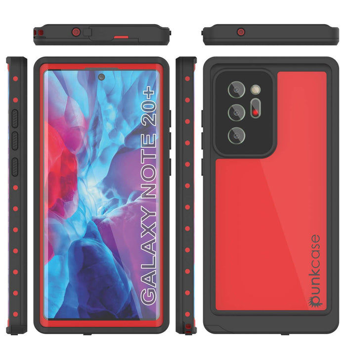 Galaxy Note 20 Ultra Waterproof Case, Punkcase Studstar Red Series Thin Armor Cover (Color in image: teal)