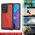 Galaxy Note 20 Ultra Waterproof Case, Punkcase Studstar Red Series Thin Armor Cover (Color in image: light blue)