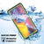 Galaxy Note 20 Waterproof Case, Punkcase Studstar Light Green Thin Armor Cover (Color in image: black)