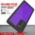 Galaxy Note 20 Waterproof Case, Punkcase Studstar Purple Series Thin Armor Cover (Color in image: pink)