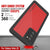 Galaxy Note 20 Waterproof Case, Punkcase Studstar Red Series Thin Armor Cover (Color in image: pink)