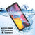 Galaxy Note 20 Waterproof Case, Punkcase Studstar Clear Thin Armor Cover (Color in image: black)
