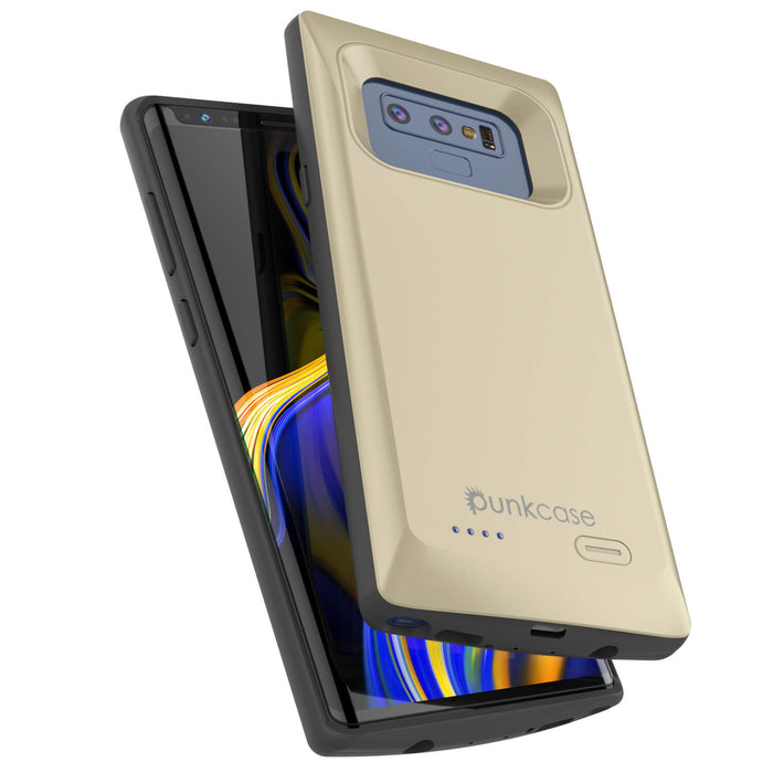 Galaxy Note 9 5000mAH Battery Charger W/ USB Port Slim Case [Gold] 