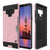 Galaxy Note 9 Case, PUNKcase [SLOT Series] Slim Fit  Samsung Note 9 [Rose Gold] (Color in image: Rose Gold)