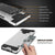 Galaxy Note 9 Case, PUNKcase [SLOT Series] Slim Fit  Samsung Note 9 [Silver] (Color in image: Dark Grey)
