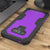 Punkcase Galaxy Note 9 Waterproof Case [Navy Seal Extreme Series] Armor Cover W/ Built In Screen Protector [Purple] (Color in image: Clear)