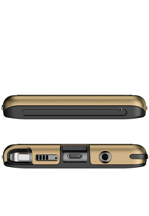 Galaxy Note 9, Ghostek Atomic Slim Case Full Body TPU [Shockproof] | Gold 