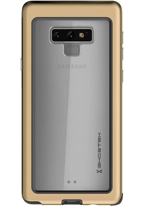 Galaxy Note 9, Ghostek Atomic Slim Case Full Body TPU [Shockproof] | Gold 