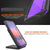 Galaxy Note 9 Waterproof Case PunkCase StudStar Purple Thin 6.6ft Underwater Shock/Snow Proof (Color in image: pink)