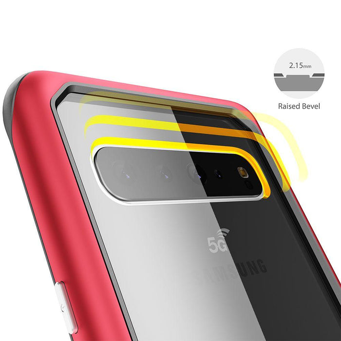 Atomic Slim 2 for Galaxy S10 5G - Military Grade Aluminum Case [Pink] (Color in image: Gold)