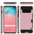 Galaxy S10 Case, PUNKcase [SLOT Series] [Slim Fit] Dual-Layer Armor Cover w/Integrated Anti-Shock System, Credit Card Slot [Rose Gold] (Color in image: Pink)