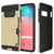 Galaxy S10e Case, PUNKcase [SLOT Series] [Slim Fit] Dual-Layer Armor Cover w/Integrated Anti-Shock System, Credit Card Slot [Gold] (Color in image: Gold)