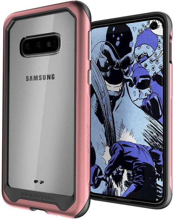 Galaxy S10e Military Grade Aluminum Case | Atomic Slim 2 Series [Pink] (Color in image: Pink)