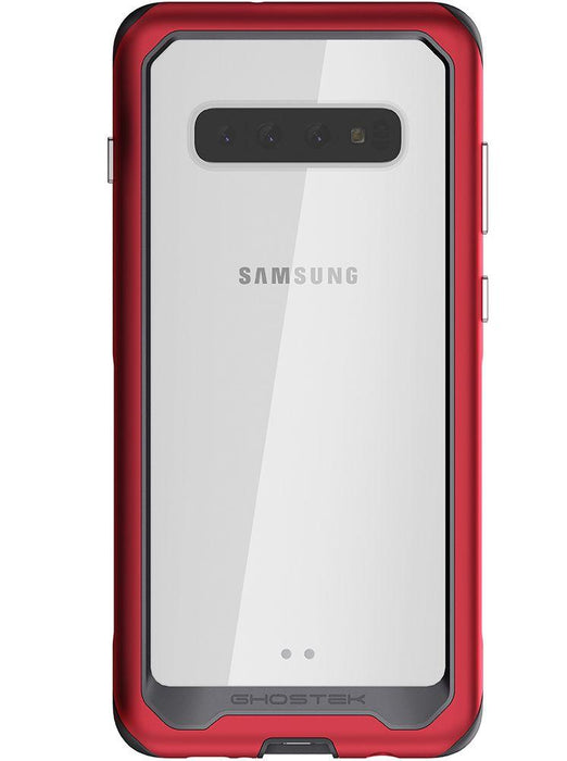 Galaxy S10+ Plus Military Grade Aluminum Case | Atomic Slim 2 Series [Red] (Color in image: Black)