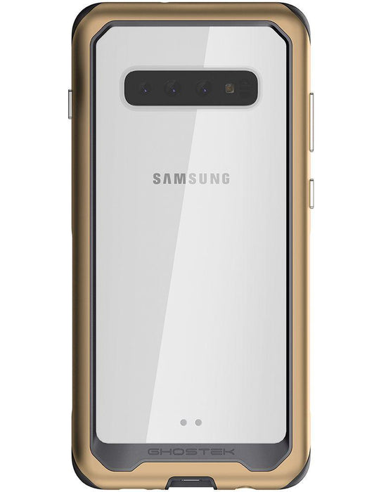 Galaxy S10+ Plus Military Grade Aluminum Case | Atomic Slim 2 Series [Gold] (Color in image: Black)