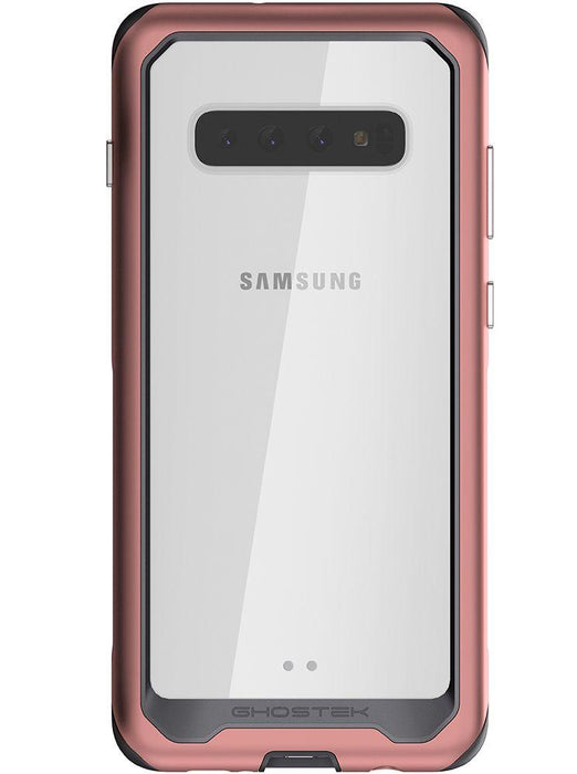 Galaxy S10+ Plus Military Grade Aluminum Case | Atomic Slim 2 Series [Pink] (Color in image: Black)
