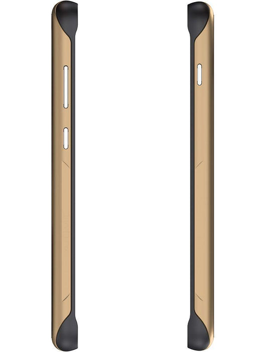 Galaxy S10+ Plus Military Grade Aluminum Case | Atomic Slim 2 Series [Gold] (Color in image: Red)