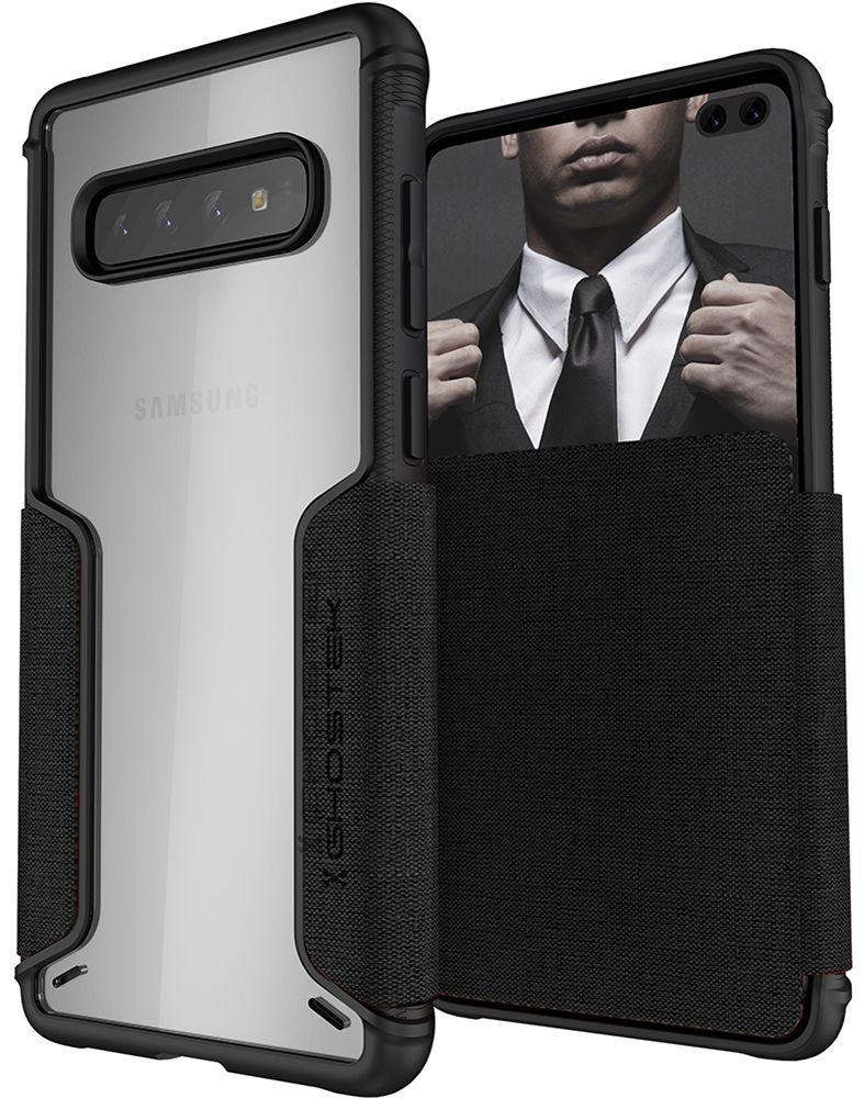 Galaxy S20+ Plus Wallet Case | Exec Series [Black] (Color in image: Black)