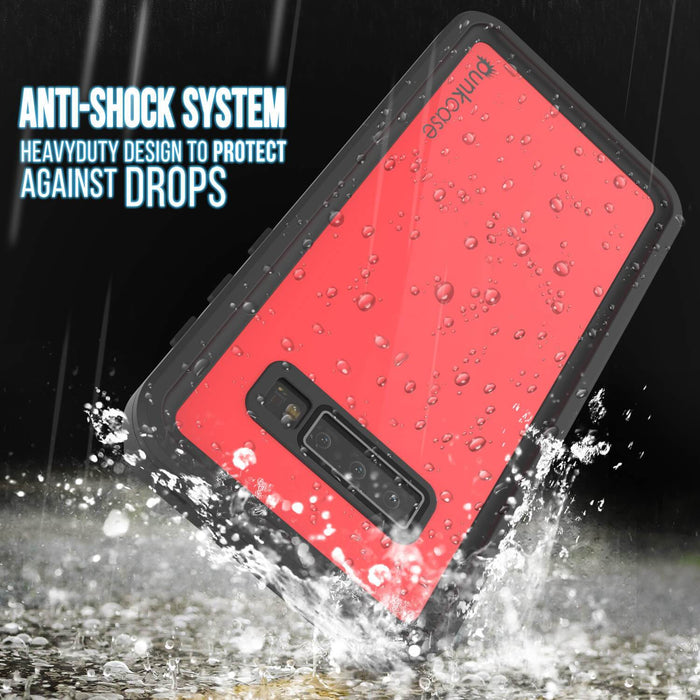 Galaxy S10+ Plus Waterproof Case PunkCase StudStar Red Thin 6.6ft Underwater IP68 Shock/Snow Proof (Color in image: light green)