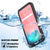 Galaxy S10+ Plus Waterproof Case PunkCase StudStar Clear Thin 6.6ft Underwater IP68 Shock/Snow Proof (Color in image: pink)